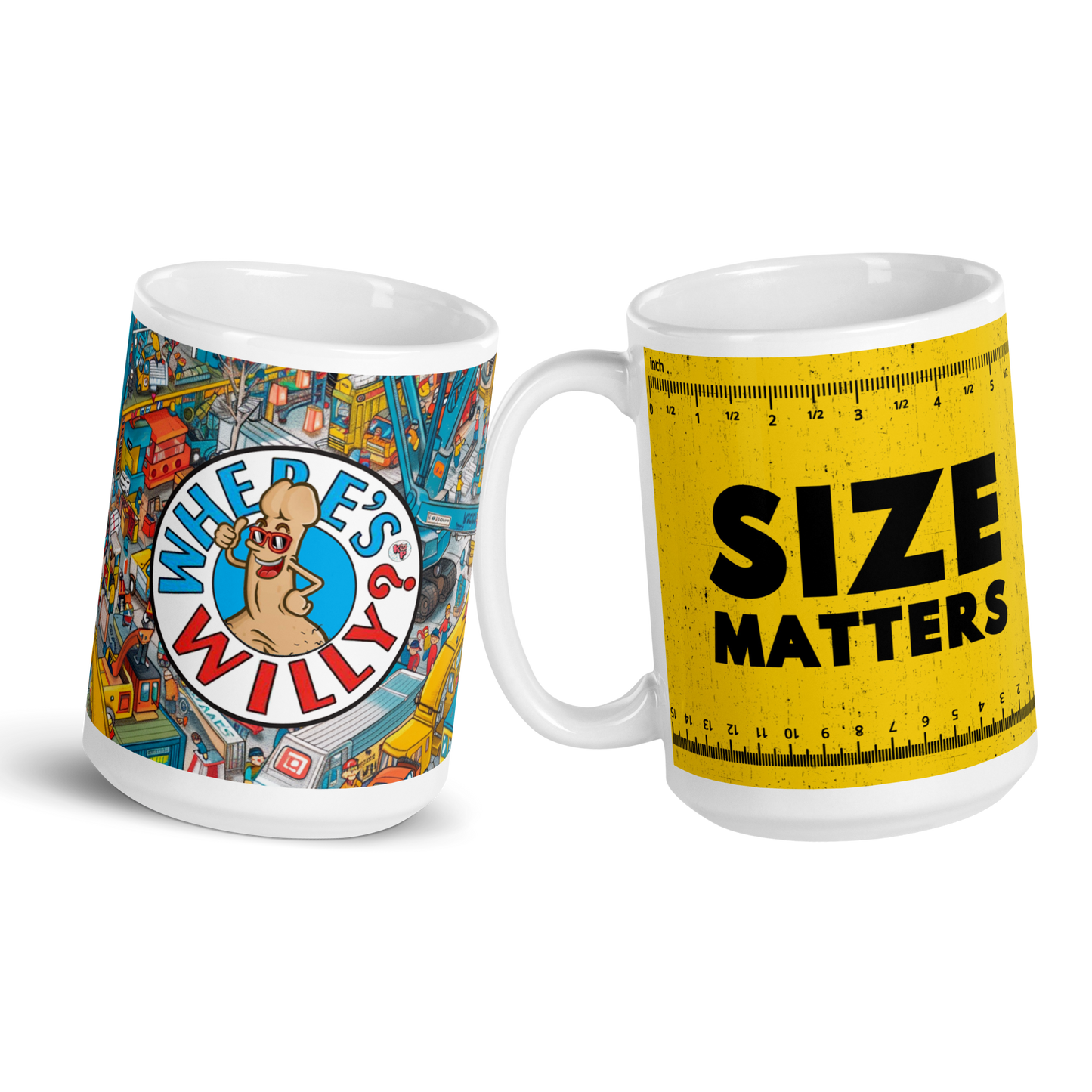 Double the Willy fun with 2XL mugs