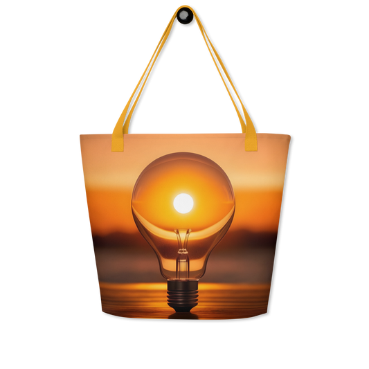 All Day Companion Tote – “Sunset Spark” Edition 🌅💡