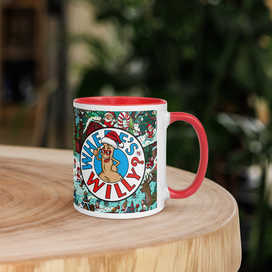 Spice Up Your Mornings with the "Where's Willy" Mug! 🎄